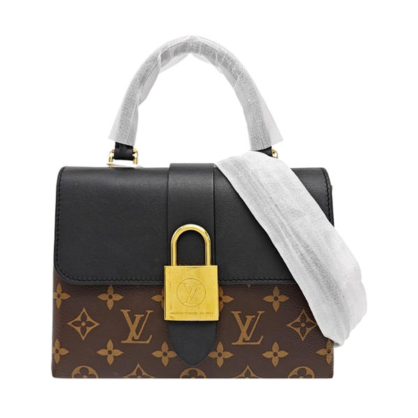 LOCKY BB Monogram Coated Canvas Brown