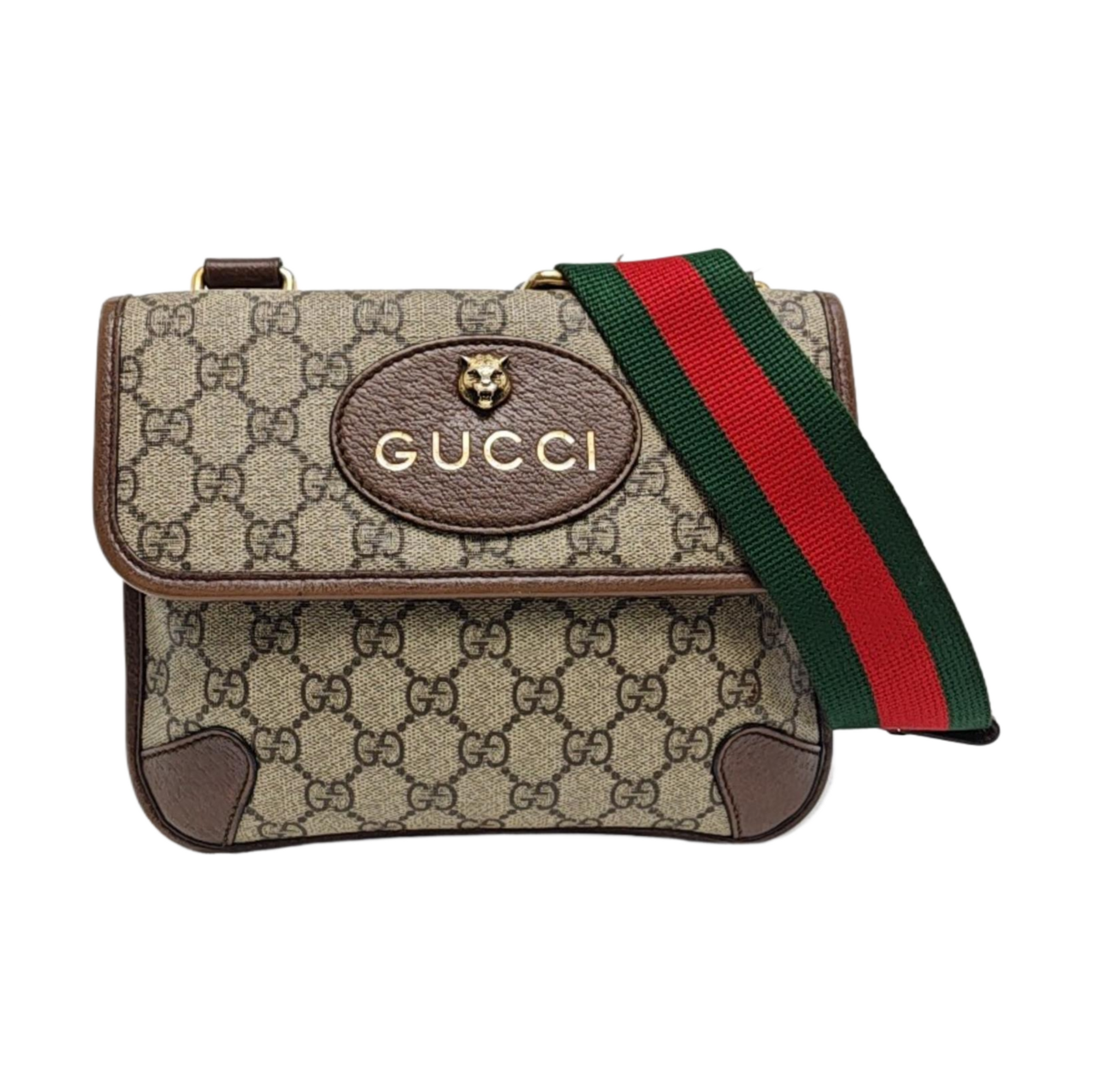 Neo Vintage Small Monogram Coated Canvas Beige