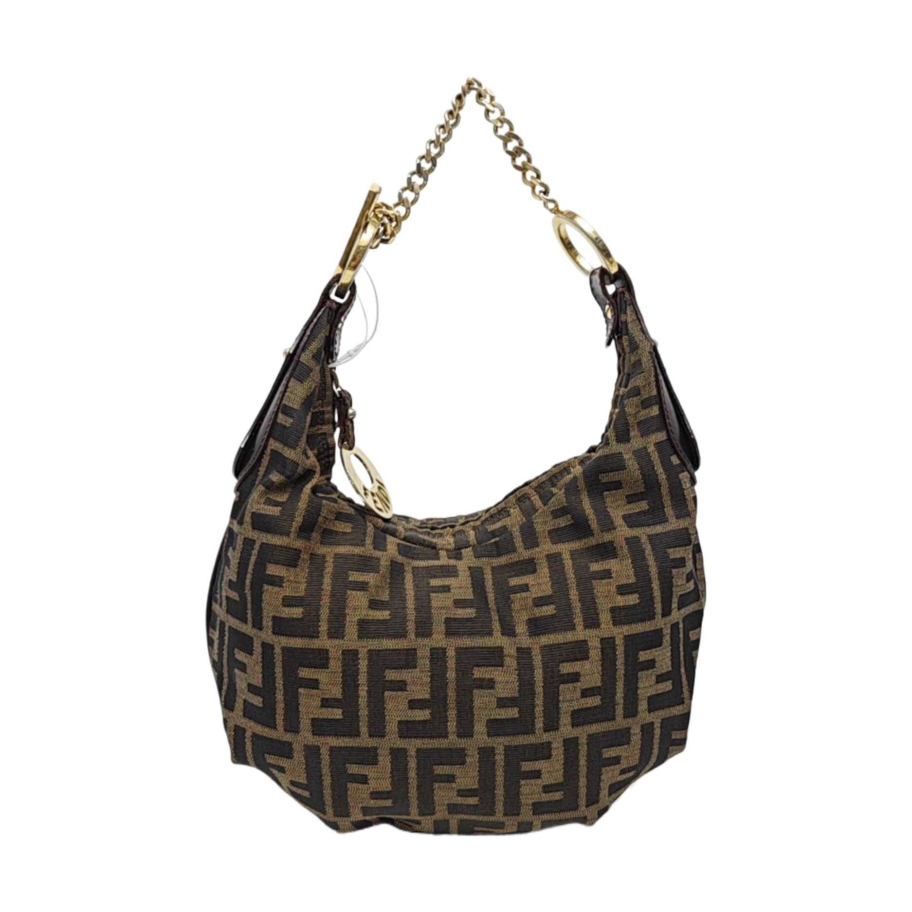 Canvas Top Handle Bag Brown
