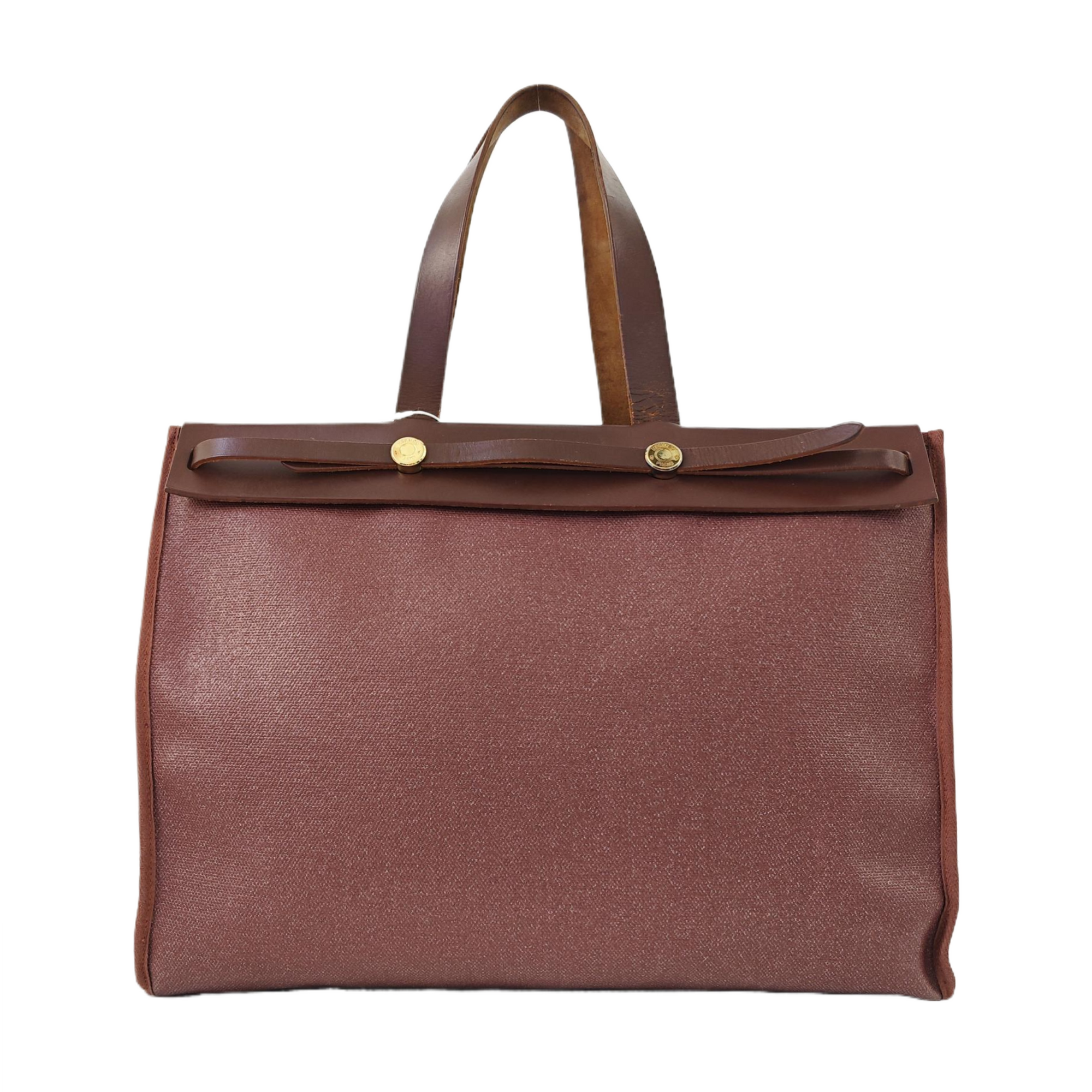 Herbag Cabas Coated Canvas Red