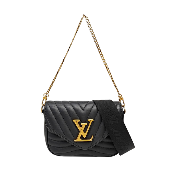 NEW WAVE Quilted Calfskin Black