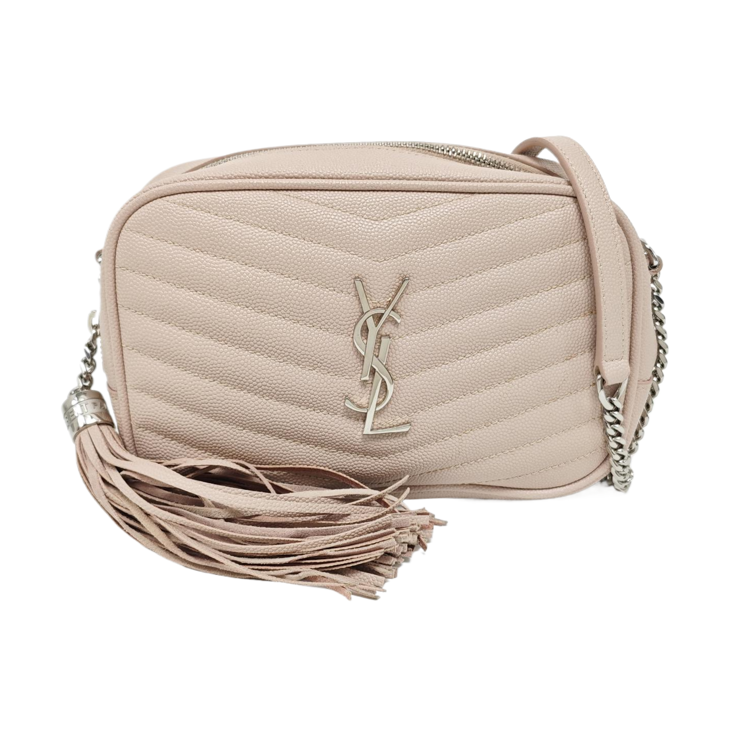 LOU Chevron Calfskin Pink