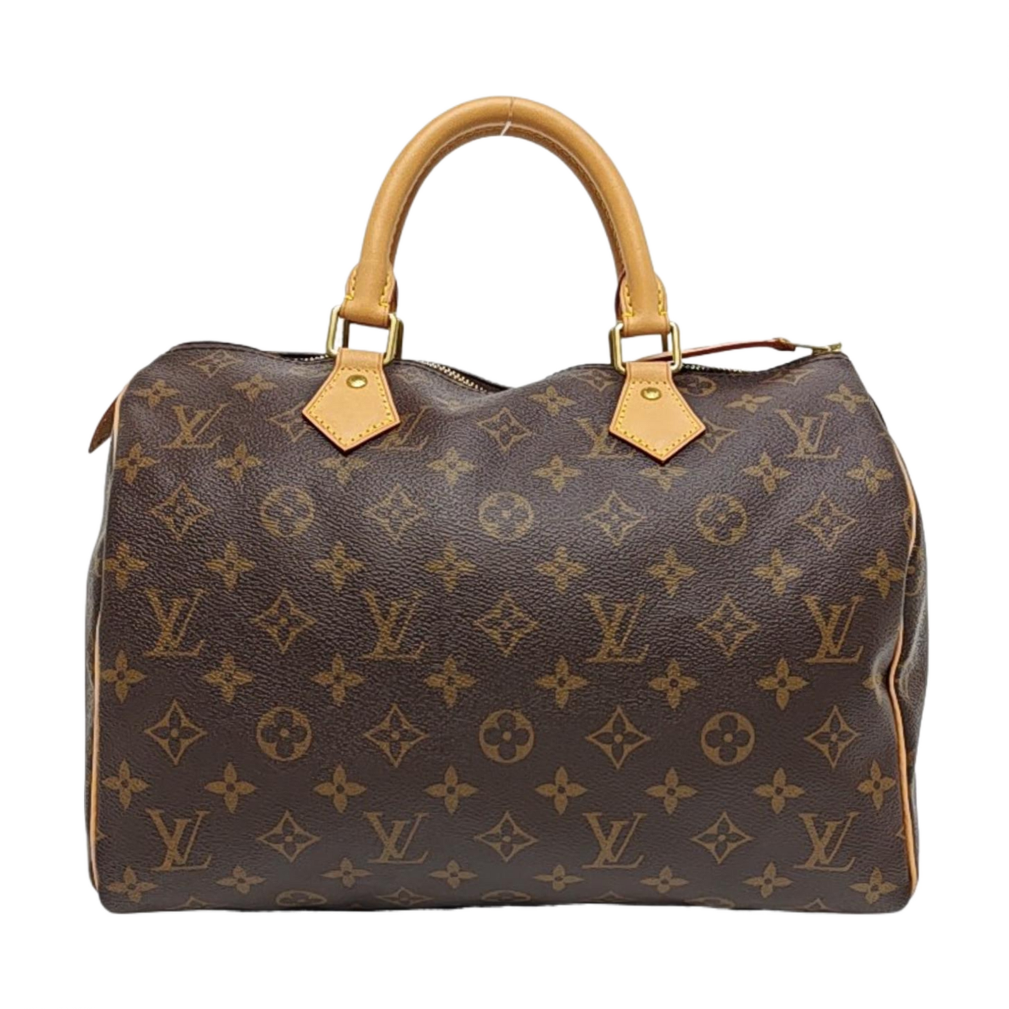 SPEEDY 30 Monogram Coated Canvas Brown