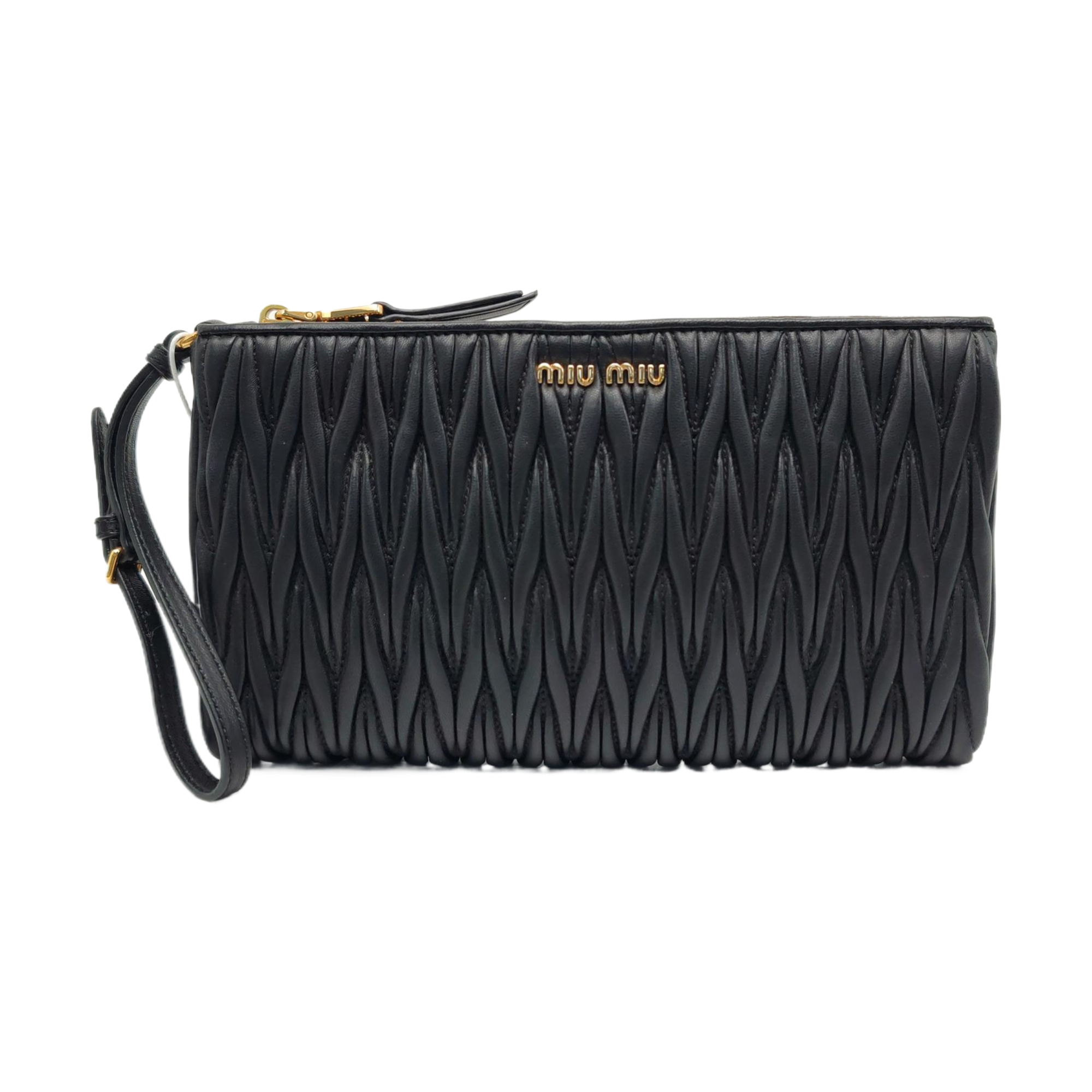 Matelassé Quilted Lambskin Black