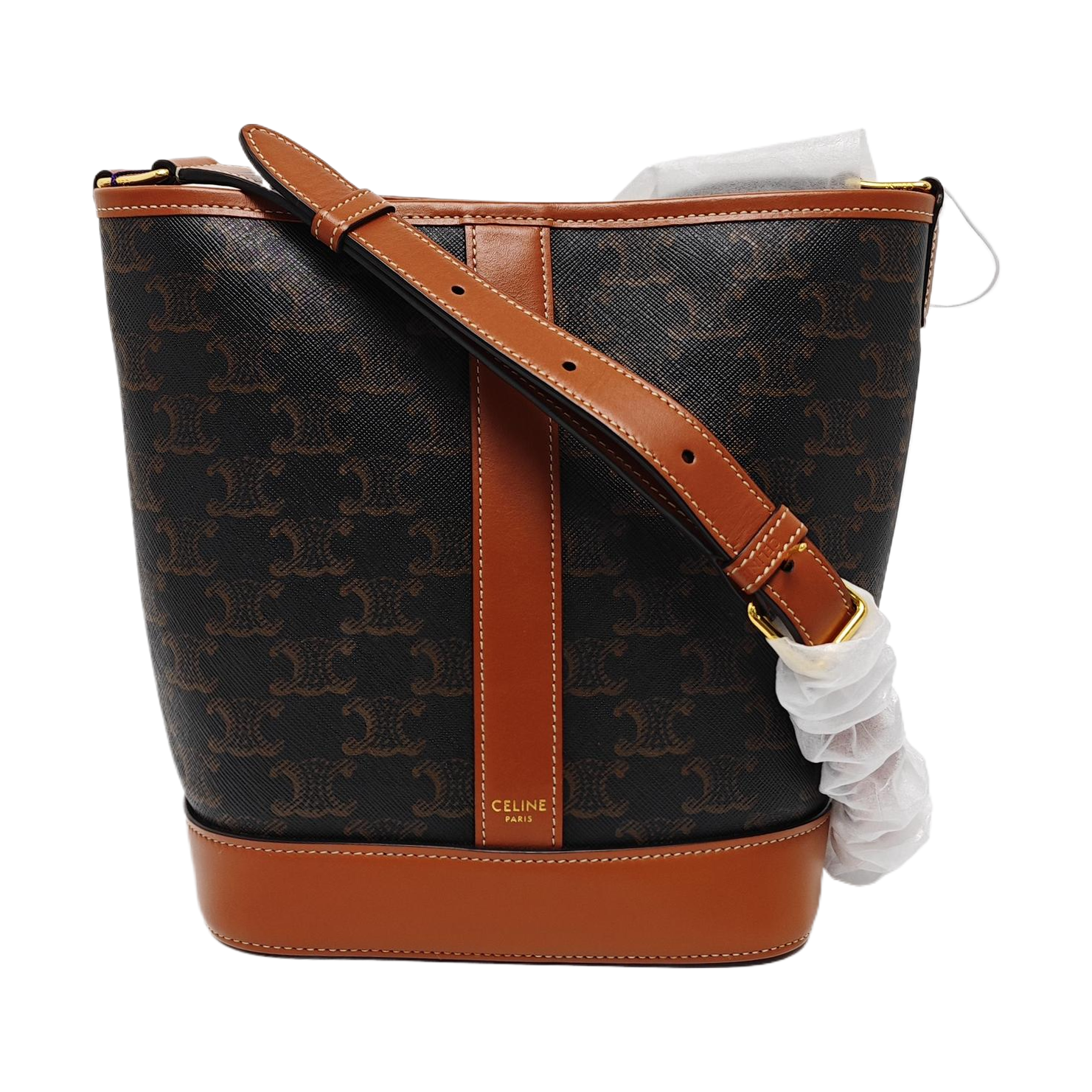 TRIOMPHE CANVAS Small Coated Canvas Brown