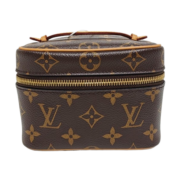 NICE Super Mini Monogram Coated Canvas Brown