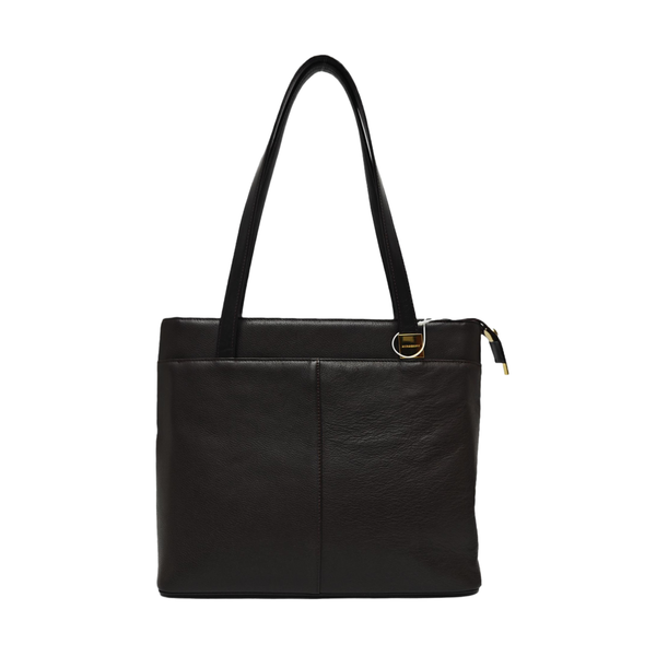 Calfskin Shoulder Bag Brown