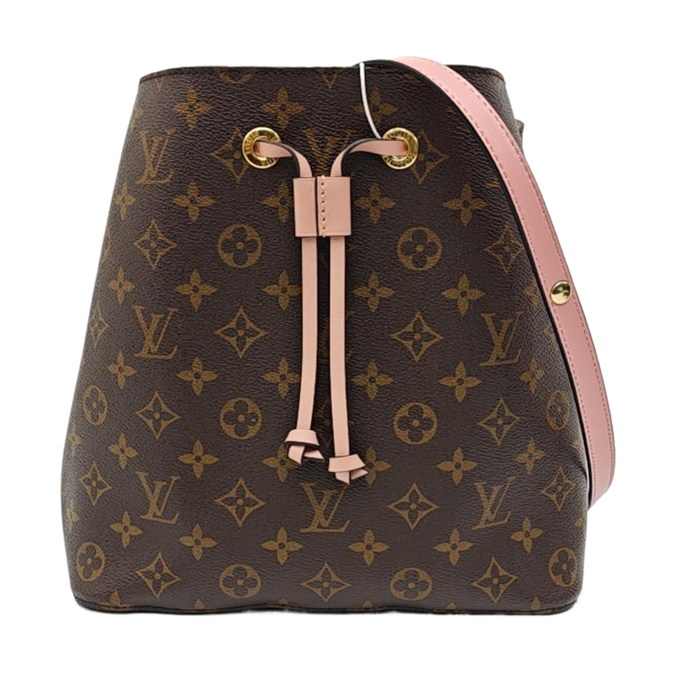 NÉONOÉ MM Monogram Coated Canvas Brown