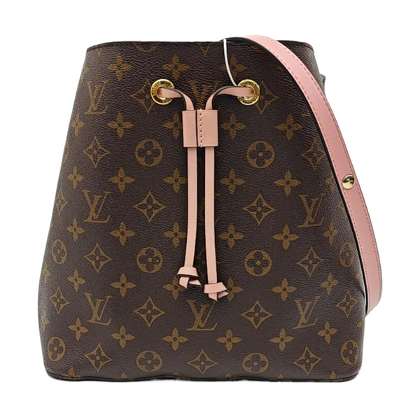NÉONOÉ MM Monogram Coated Canvas Brown