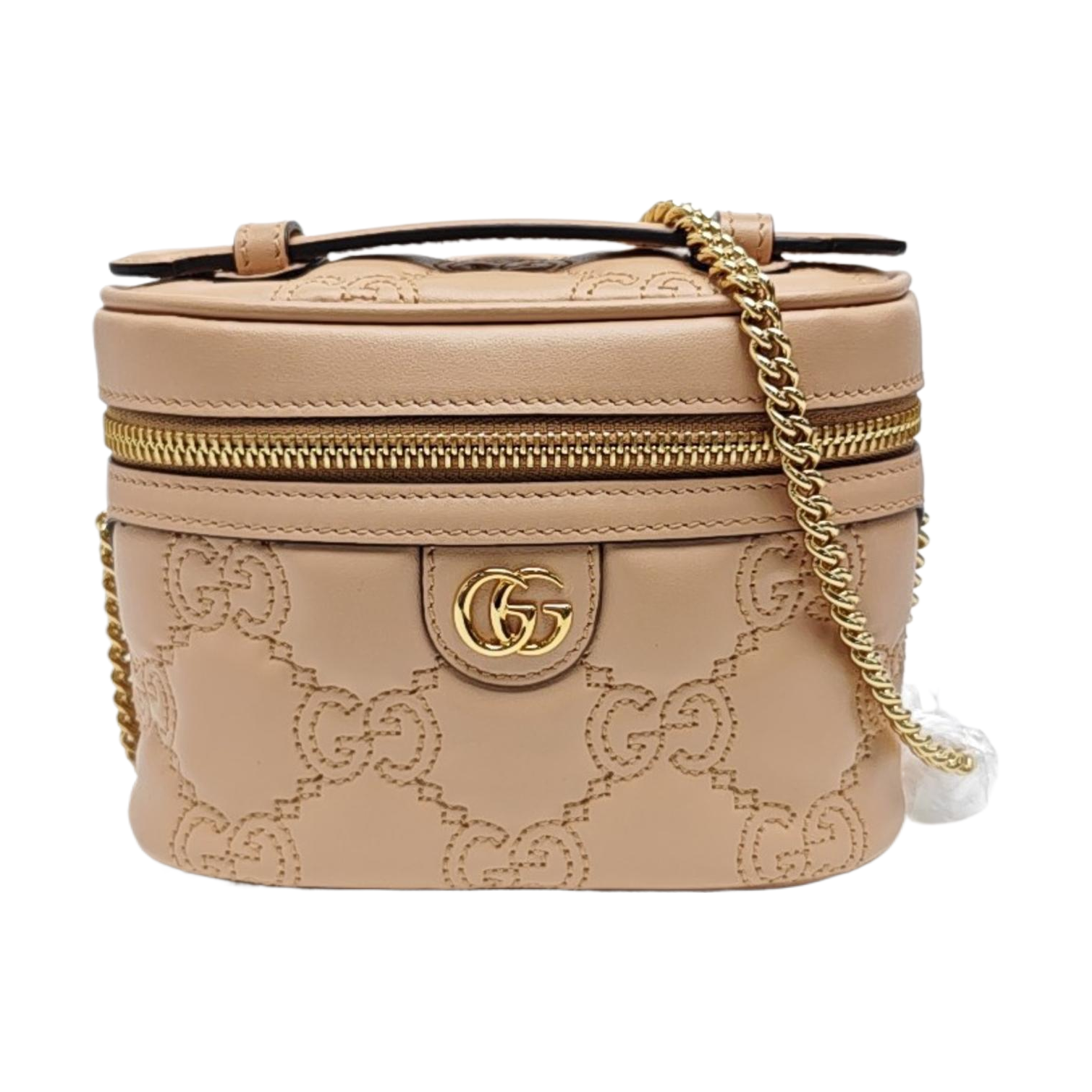 GG Matelassé Quilted Calfskin Beige