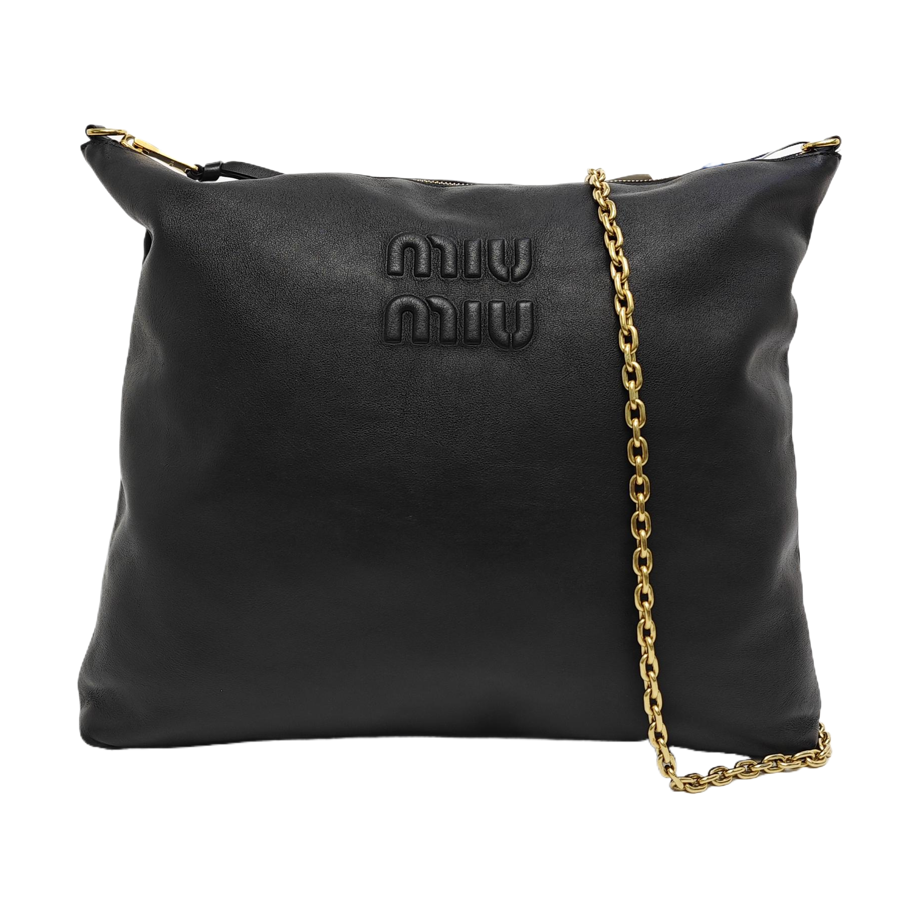 Large Lambskin Black