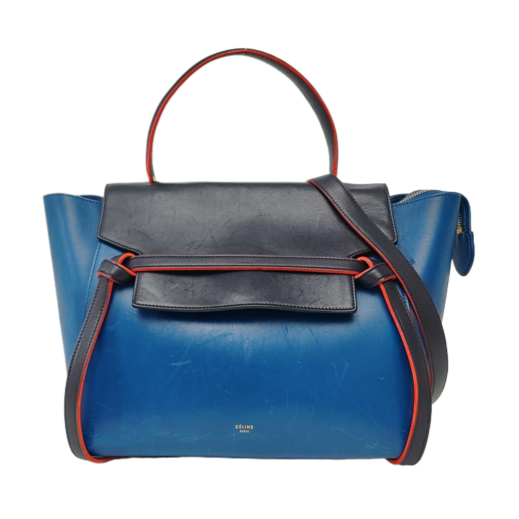 BELT Mini Calfskin Blue