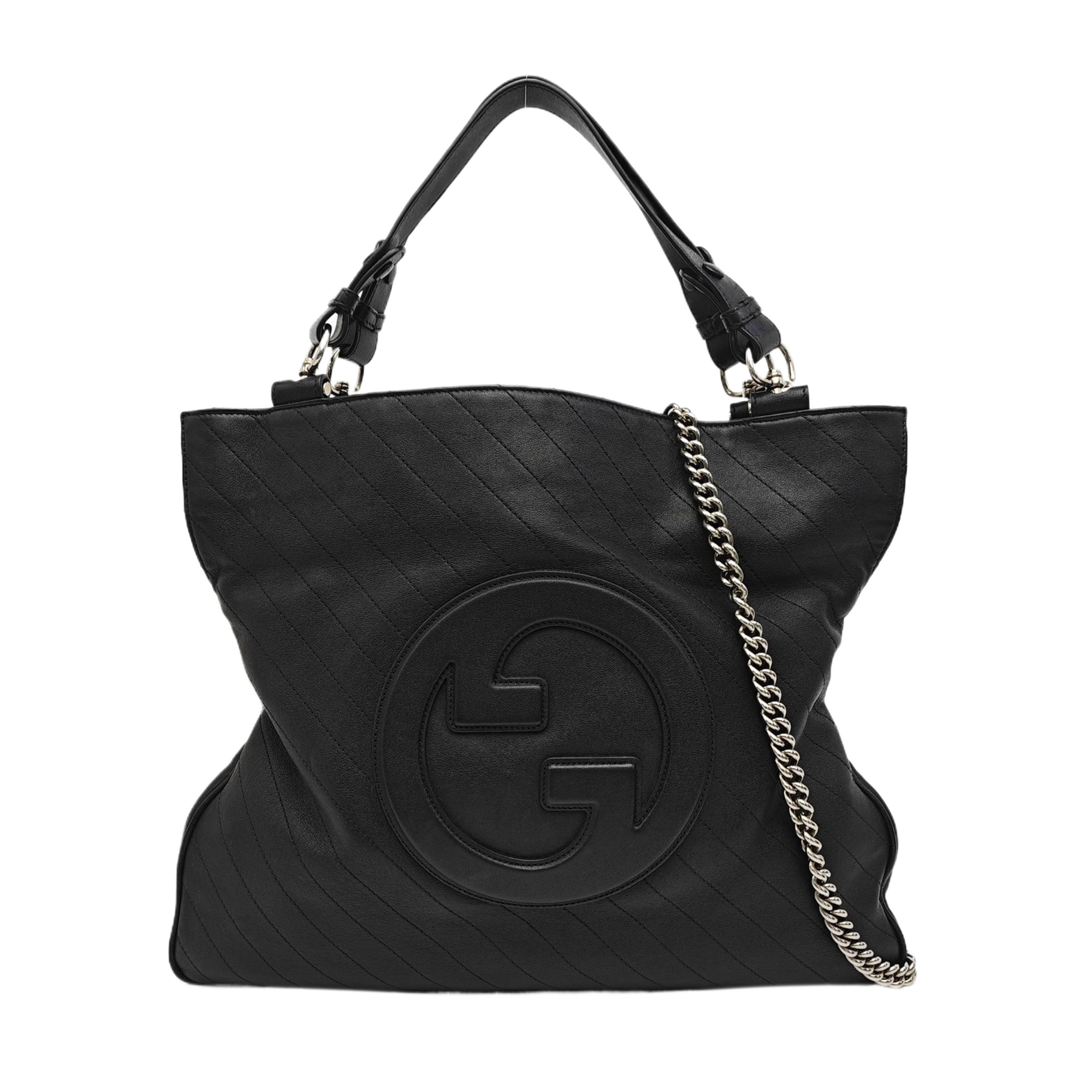 Blondie Medium Quilted Calfskin Black