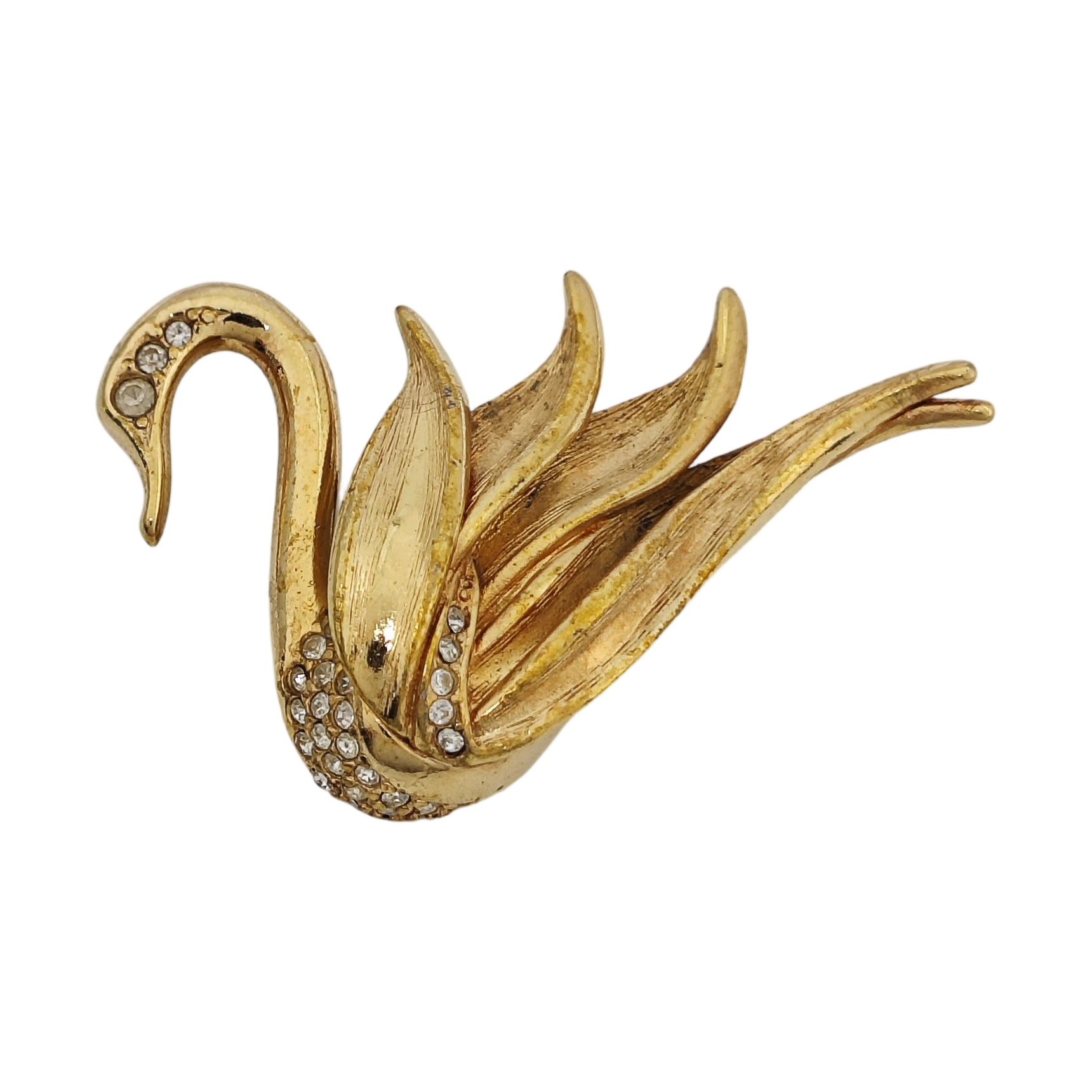 Metal Gold Brooch