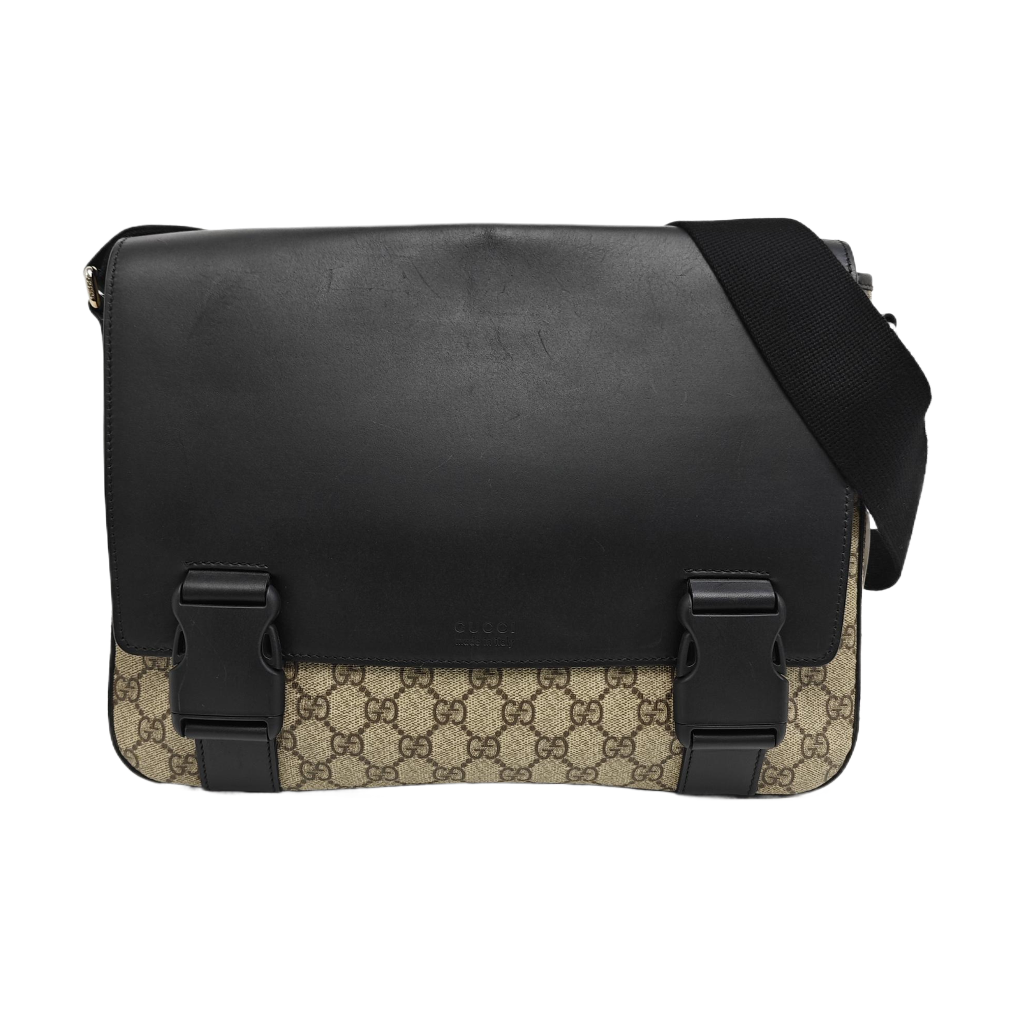 Monogram Coated Canvas Shoulder Bag Beige