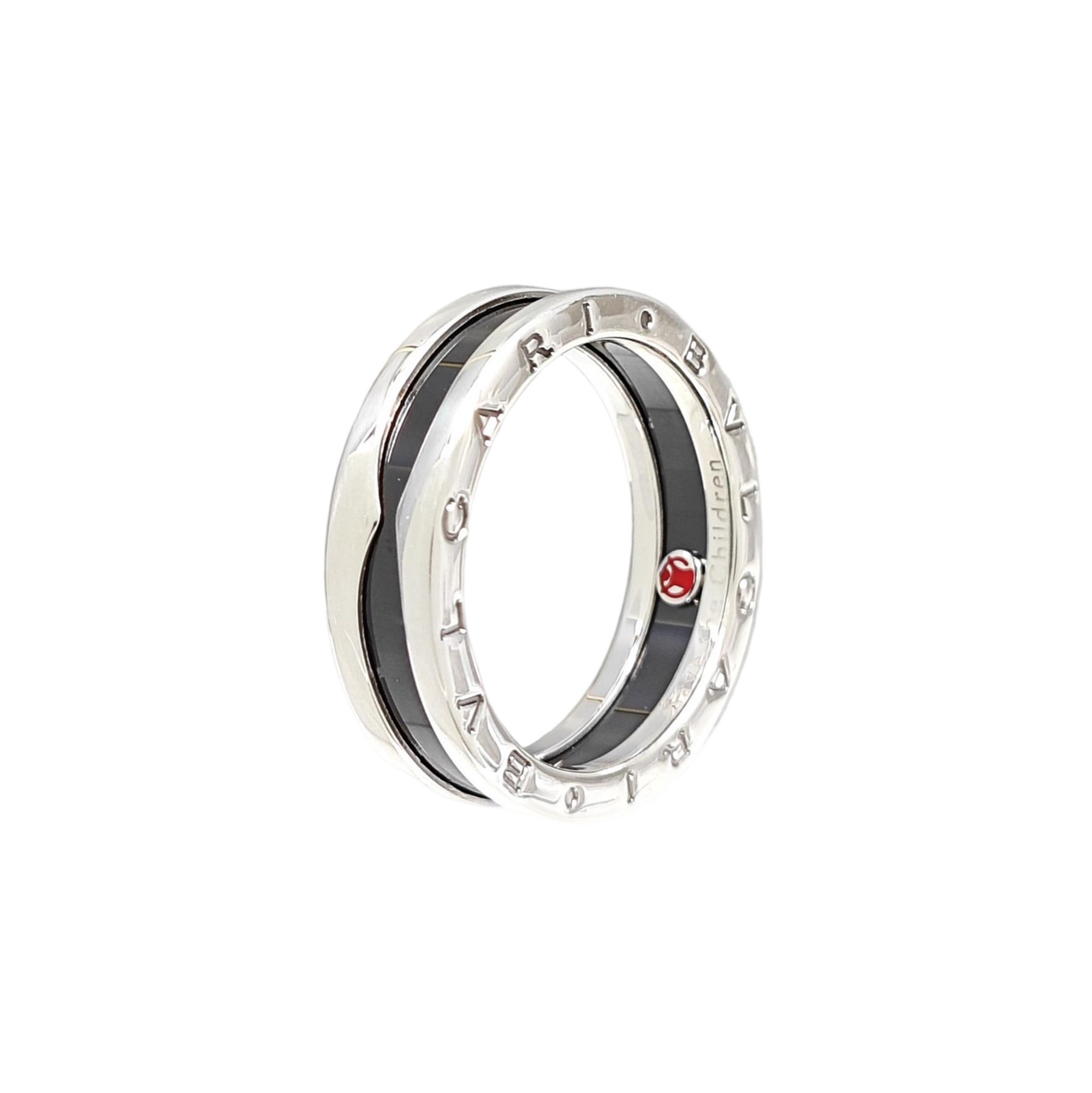 B.ZERO1 925 Sterling Silver Ring EU 62