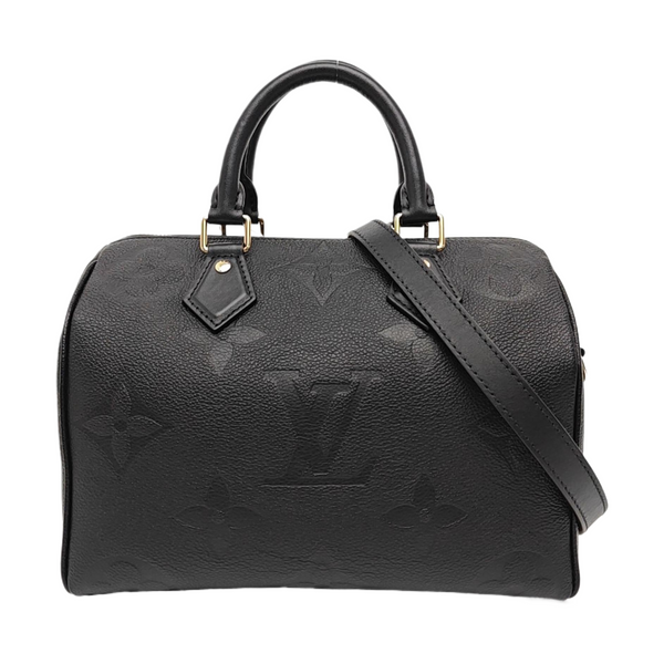 SPEEDY 25 Monogram Calfskin Black