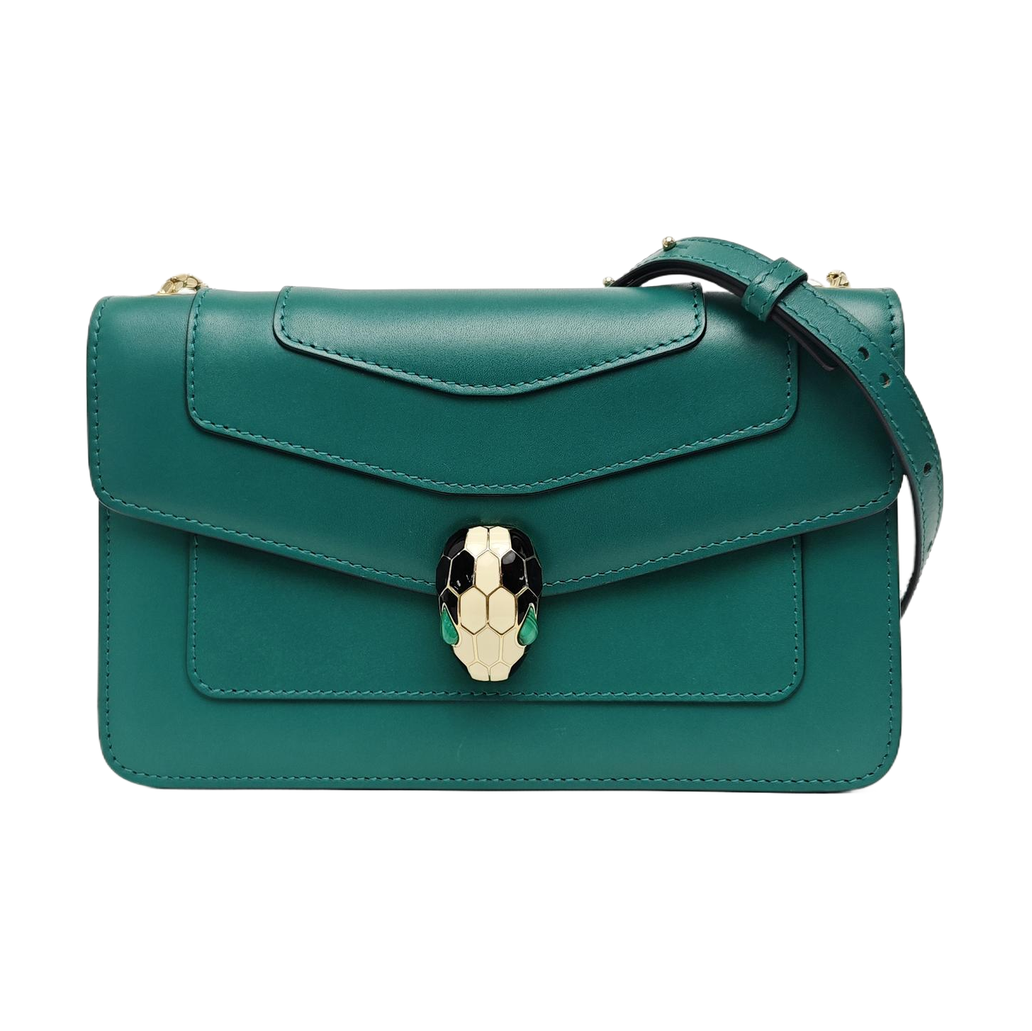 SERPENTI FOREVER Small Calfskin Green