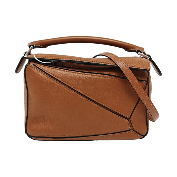 Puzzle Mini Calfskin Brown