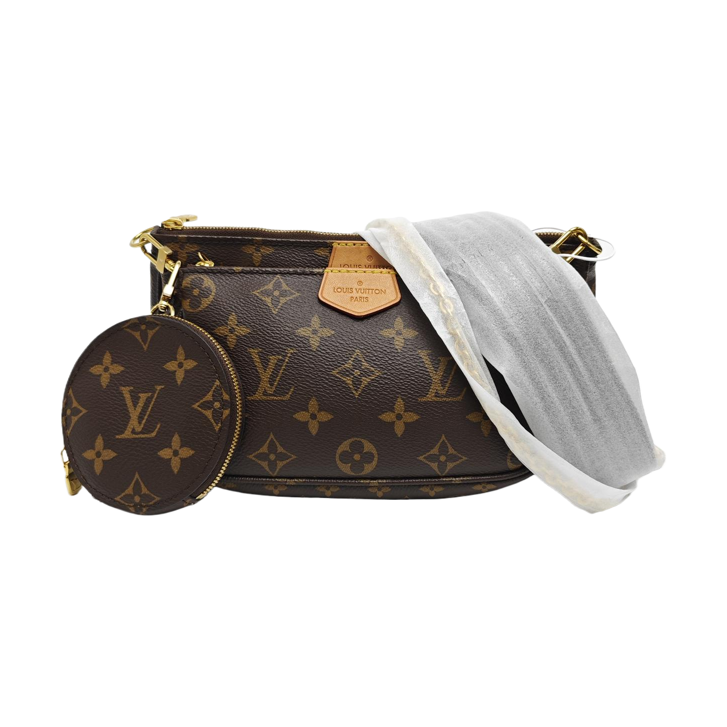 MULTI Monogram Coated Canvas Brown