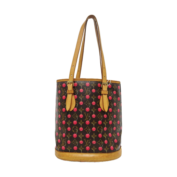 BUCKET PM Monogram Coated Canvas Brown