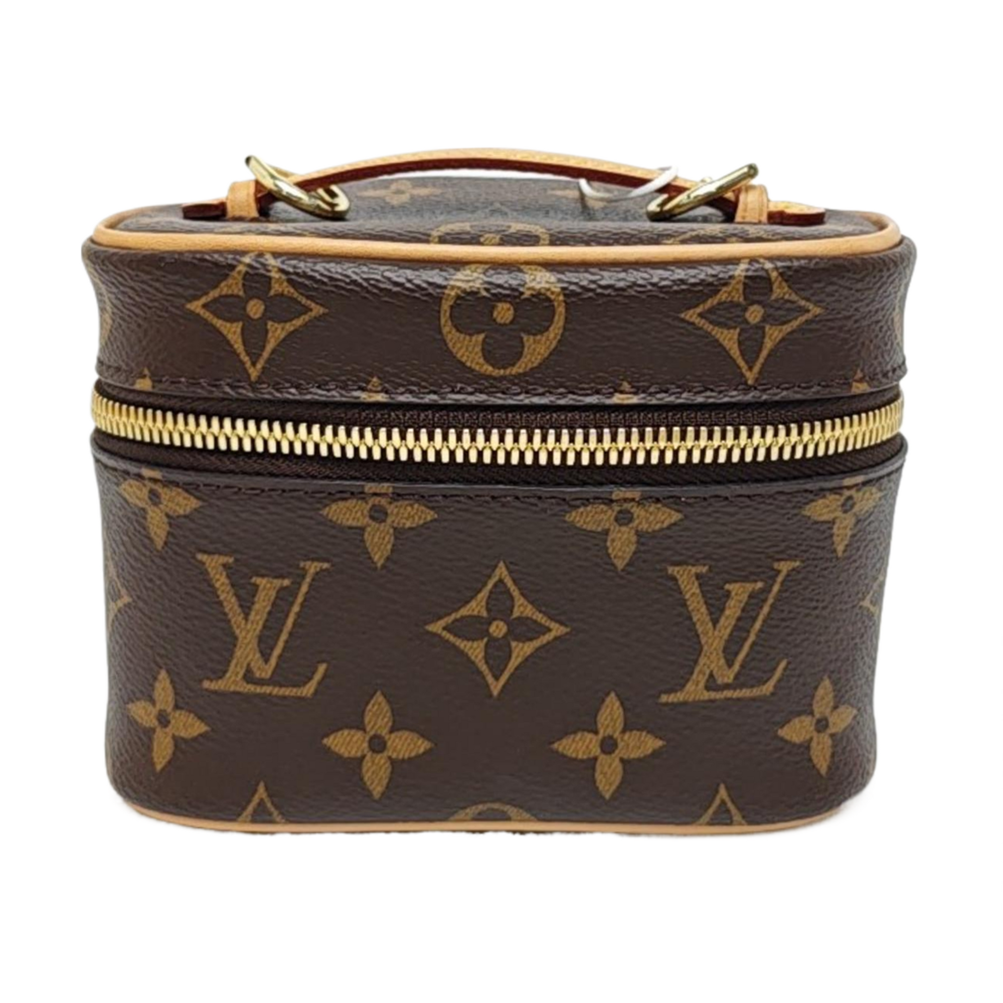 NICE Super Mini Monogram Coated Canvas Brown