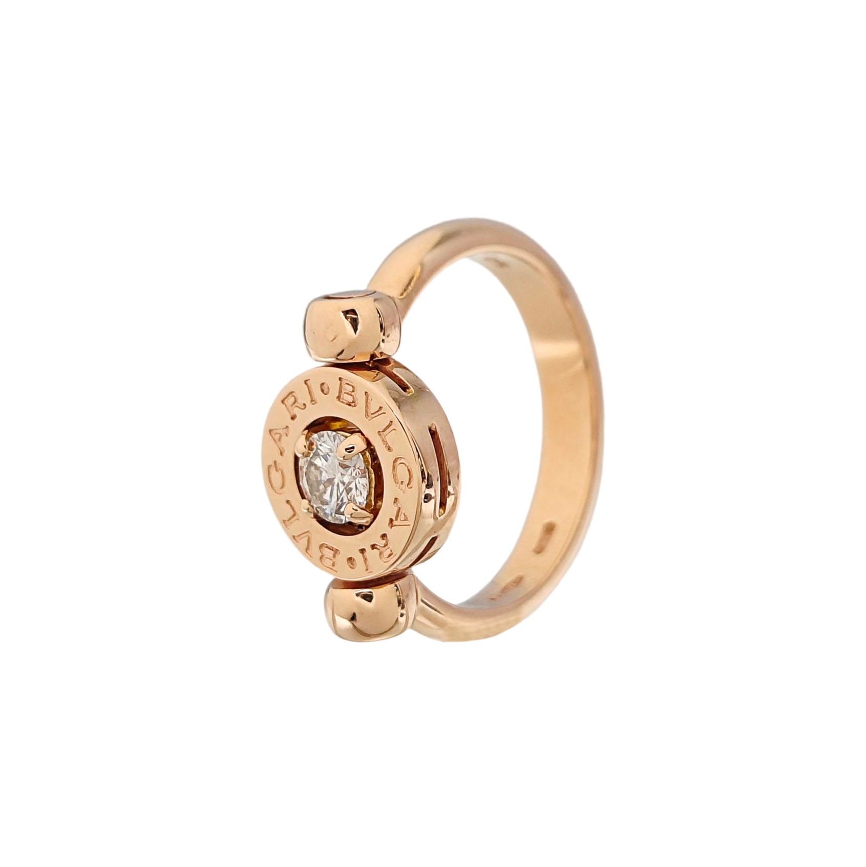 Anillo BVLGARI BVLGARI de oro rosa de 18k EU 50