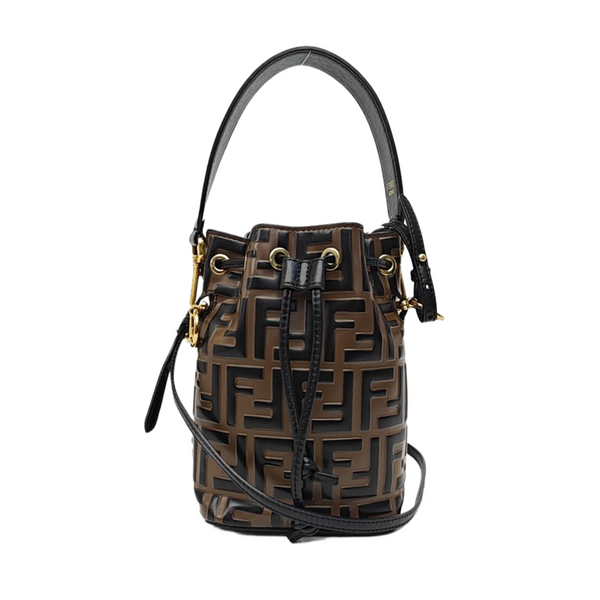 Mon Tresor Mini Monogram Calfskin Brown