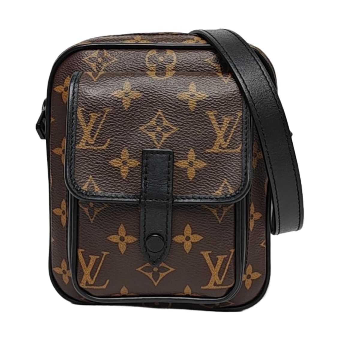 CHRISTOPHER Monogram Coated Canvas Brown