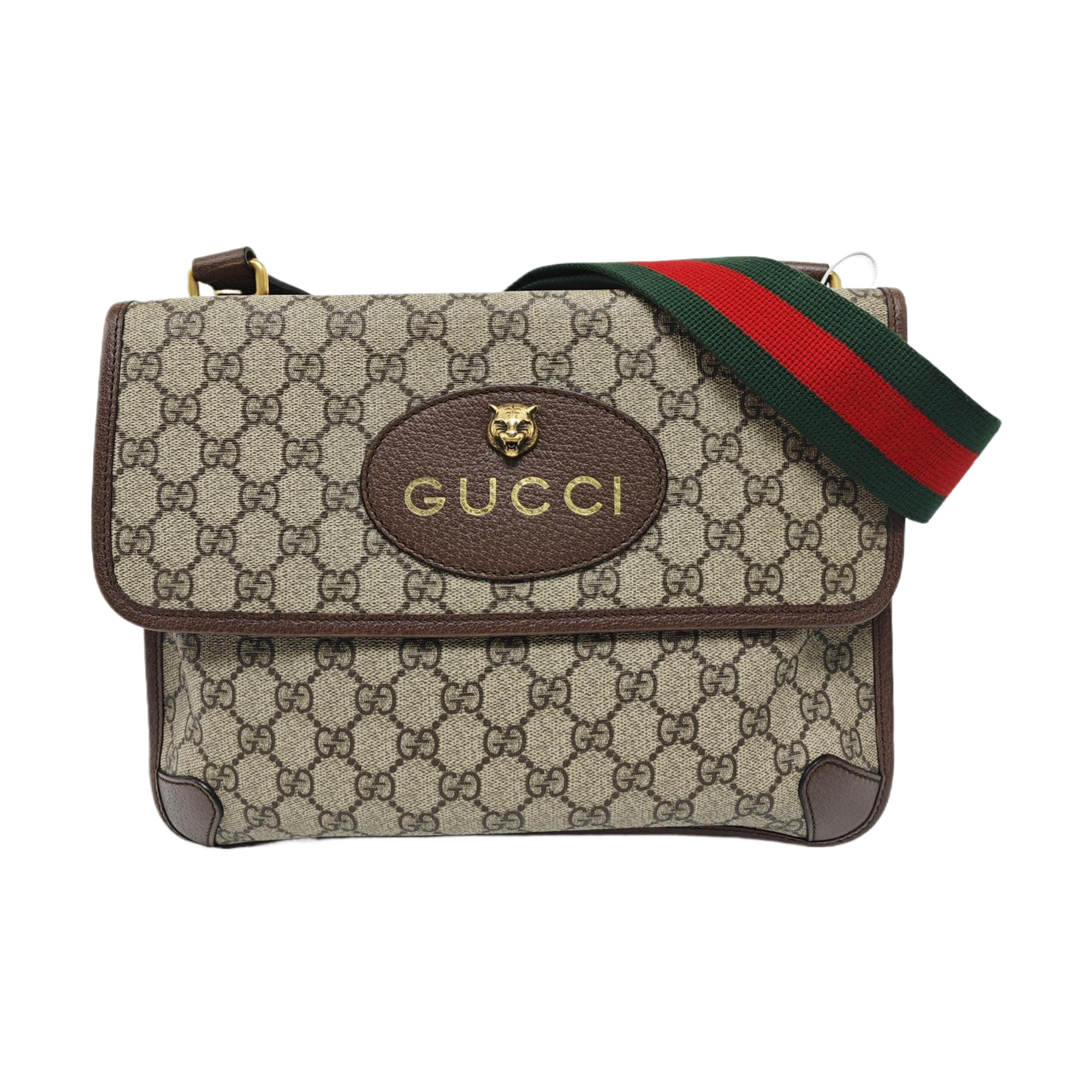 Neo Vintage Large Monogram Coated Canvas Brown