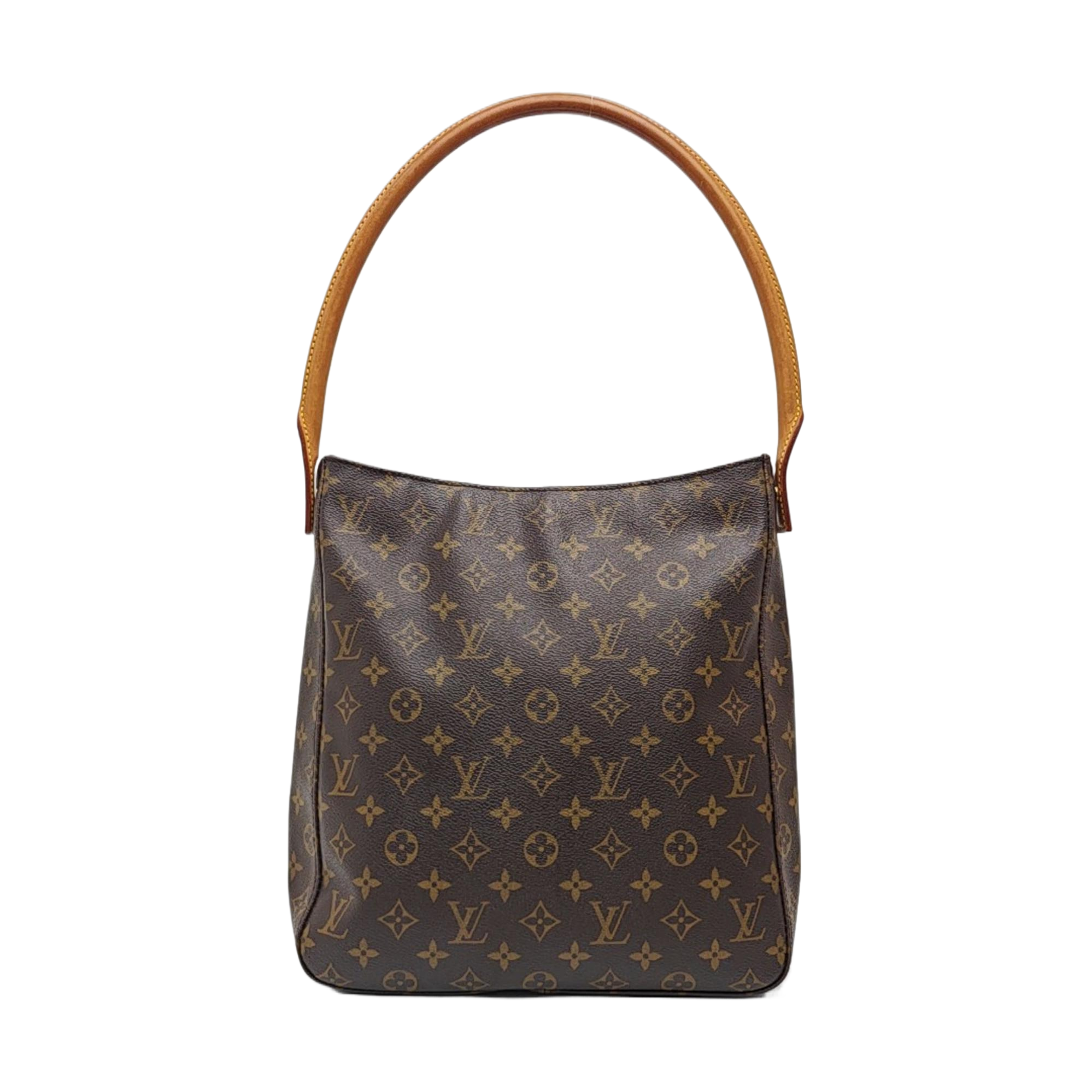 LOOPING GM Monogram Coated Canvas Brown