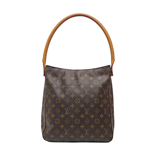 LOOPING GM Monogram Coated Canvas Brown