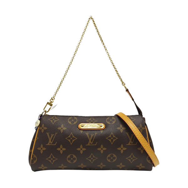 EVA Monogram Coated Canvas Brown
