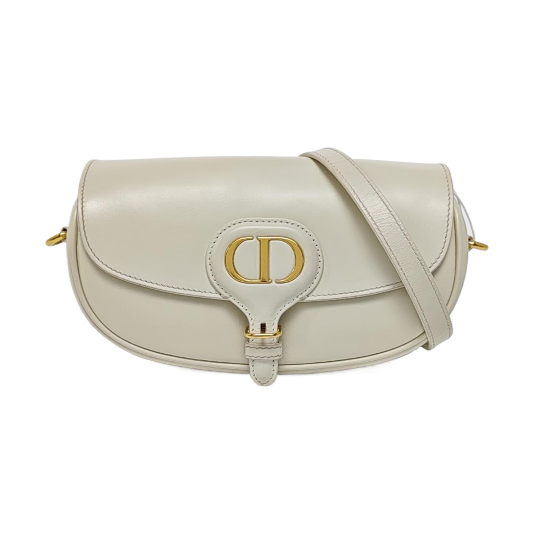Bobby Medium Calfskin White