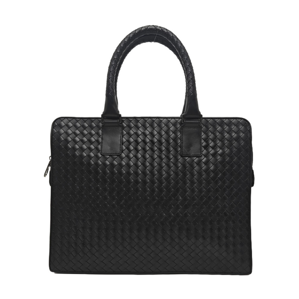 Calfskin Top Handle Bag Black