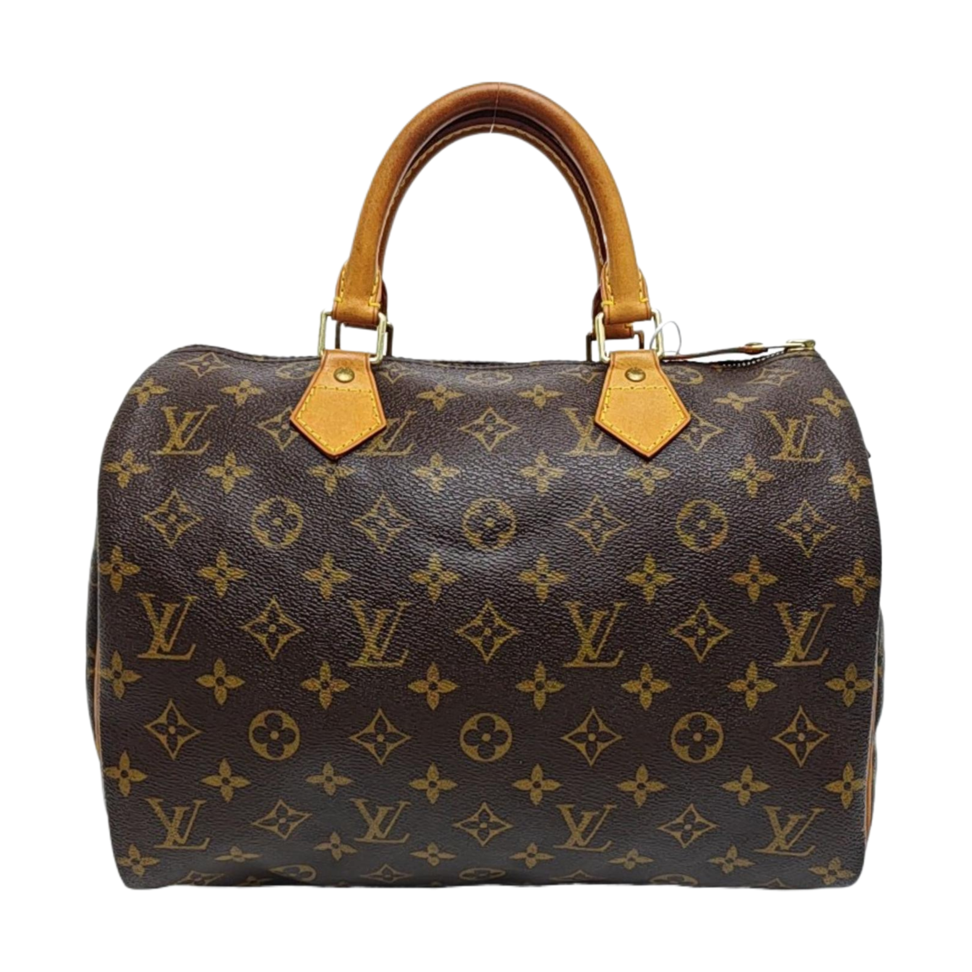 SPEEDY 30 Monogram Coated Canvas Brown