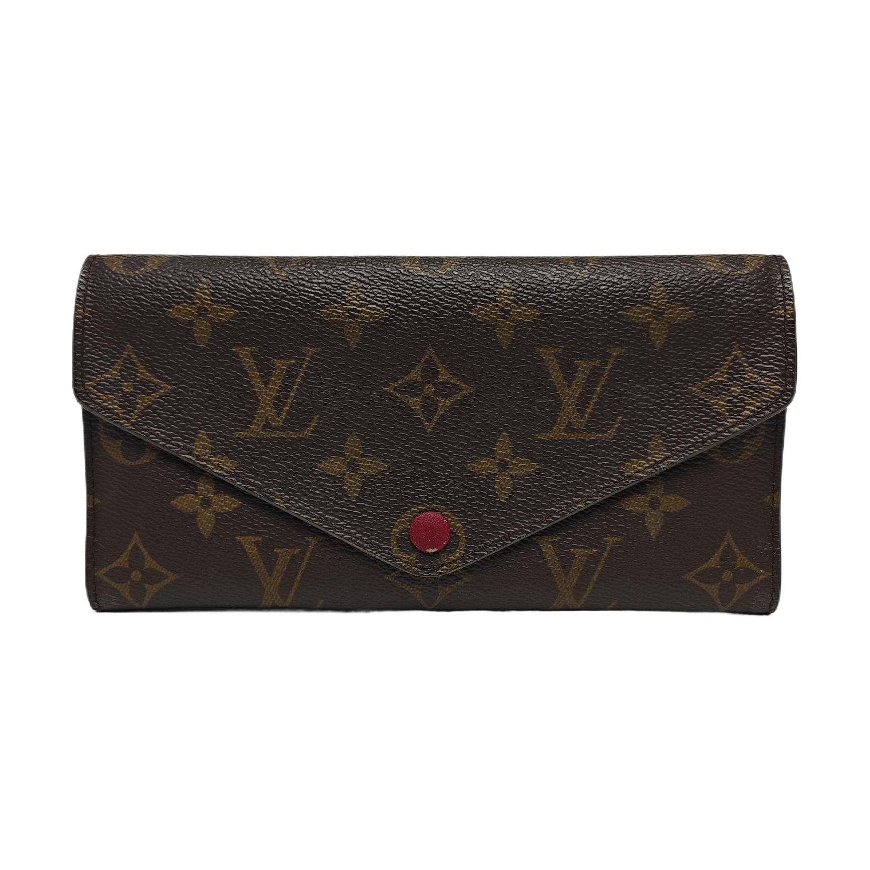 JOSÉPHINE Monogram Coated Canvas Brown Wallet