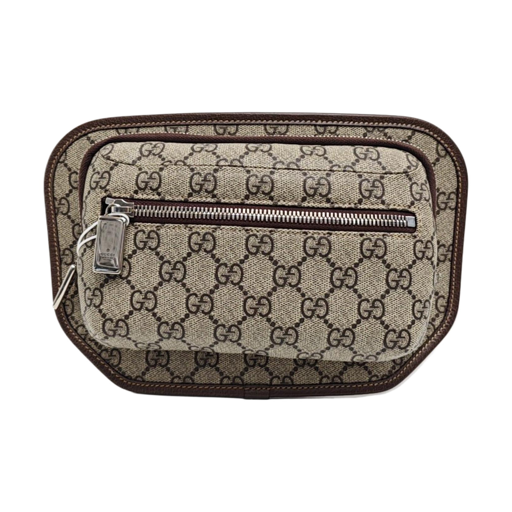 Monogram Coated Canvas Belt Bag Beige