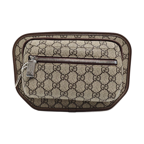 Monogram Coated Canvas Belt Bag Beige
