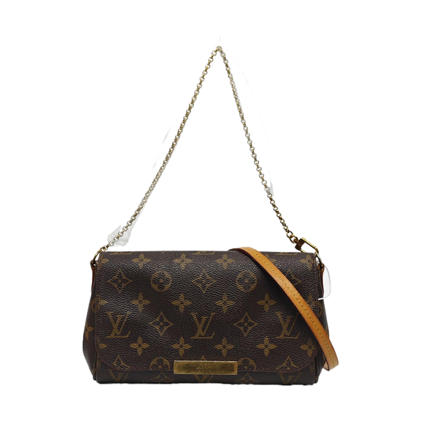 FAVORITE PM Monogram Coated Canvas Brown