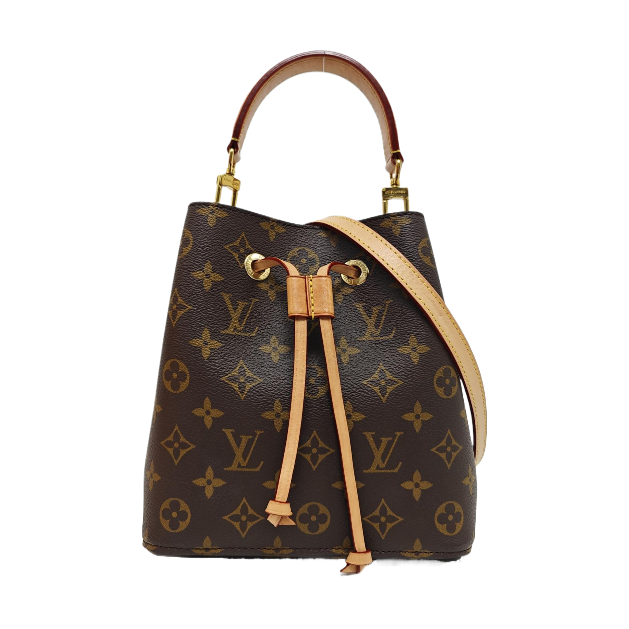 NÉONOÉ BB Monogram Coated Canvas Brown