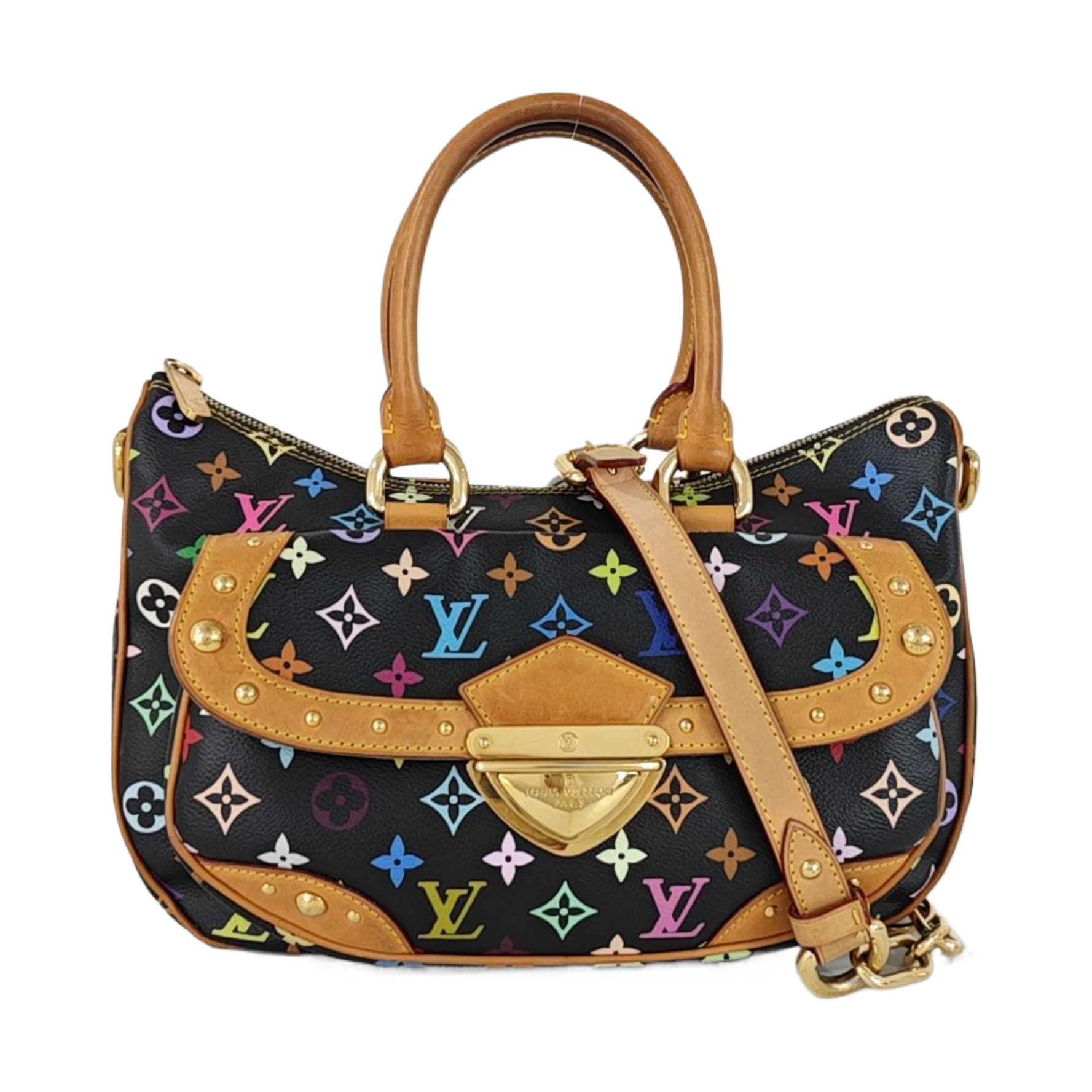 LV × TM RITA Monogram Coated Canvas Black