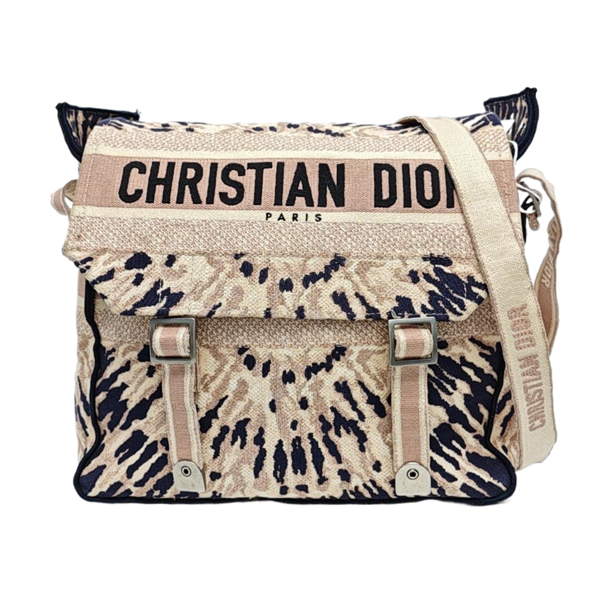 Authenticated pre-owned  Diorcamp Fabric Multicolor - Crossbody Bag at Looply