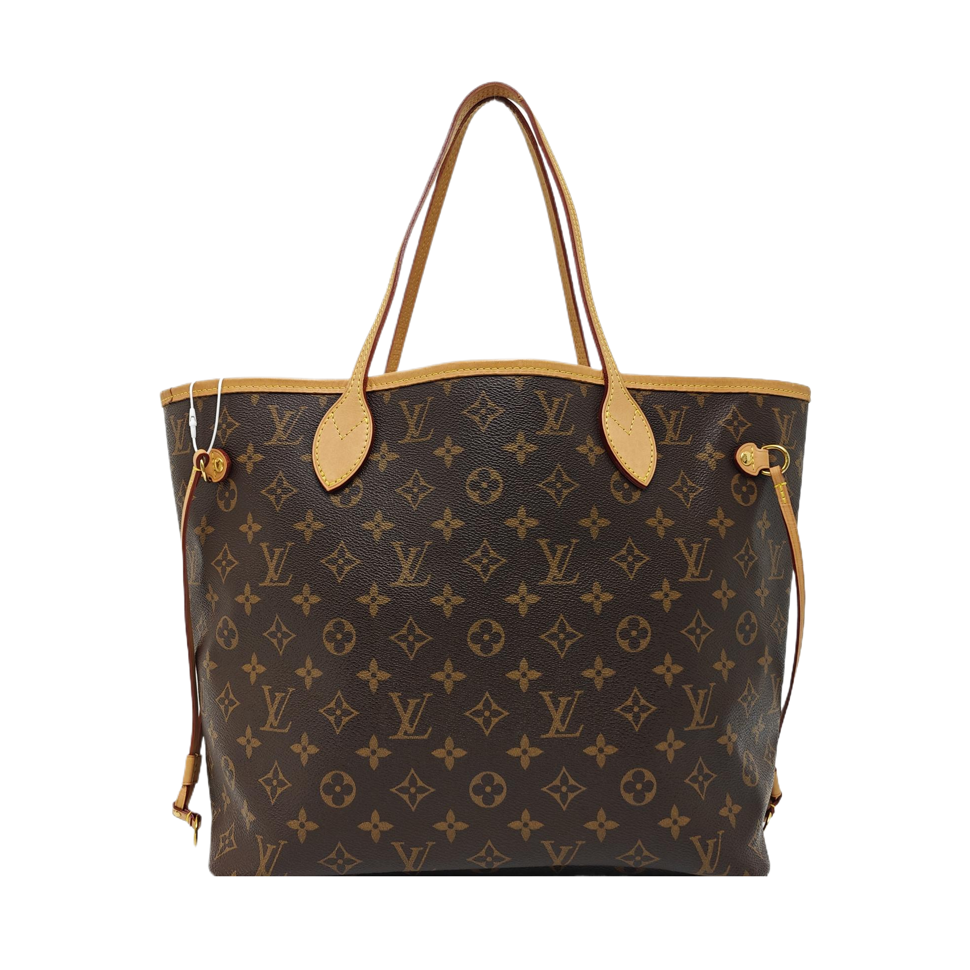 NEVERFULL MM Monogram Coated Canvas Brown
