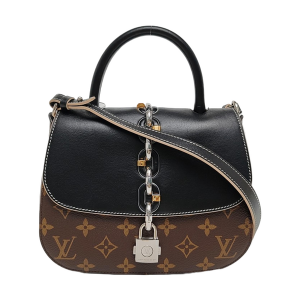 CHAIN IT PM Monogram Coated Canvas Black