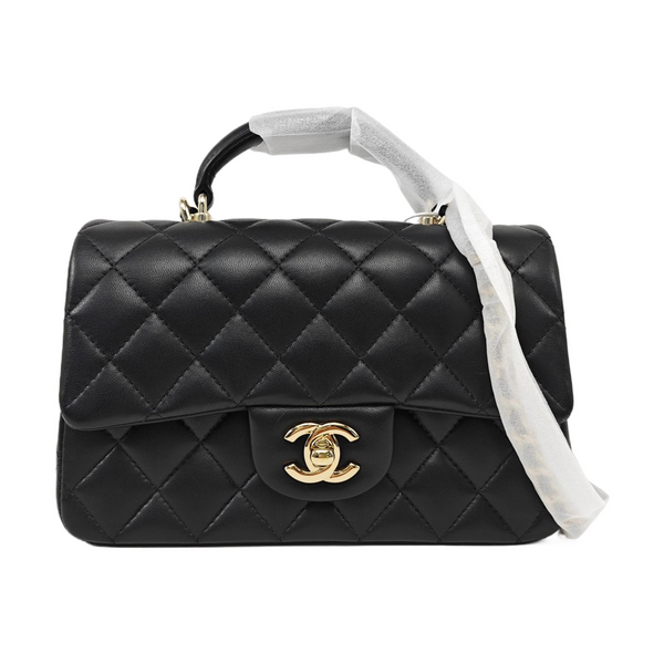 CLASSIC FLAP Mini Quilted Lambskin Black