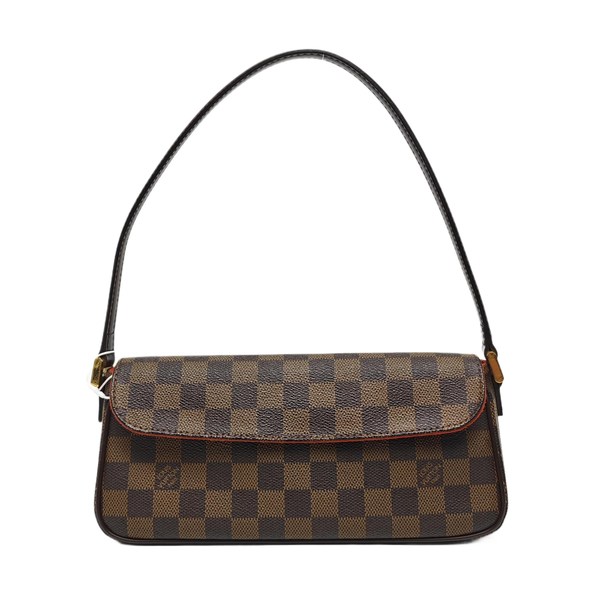 RECOLETA Damier Ebene Coated Canvas Brown