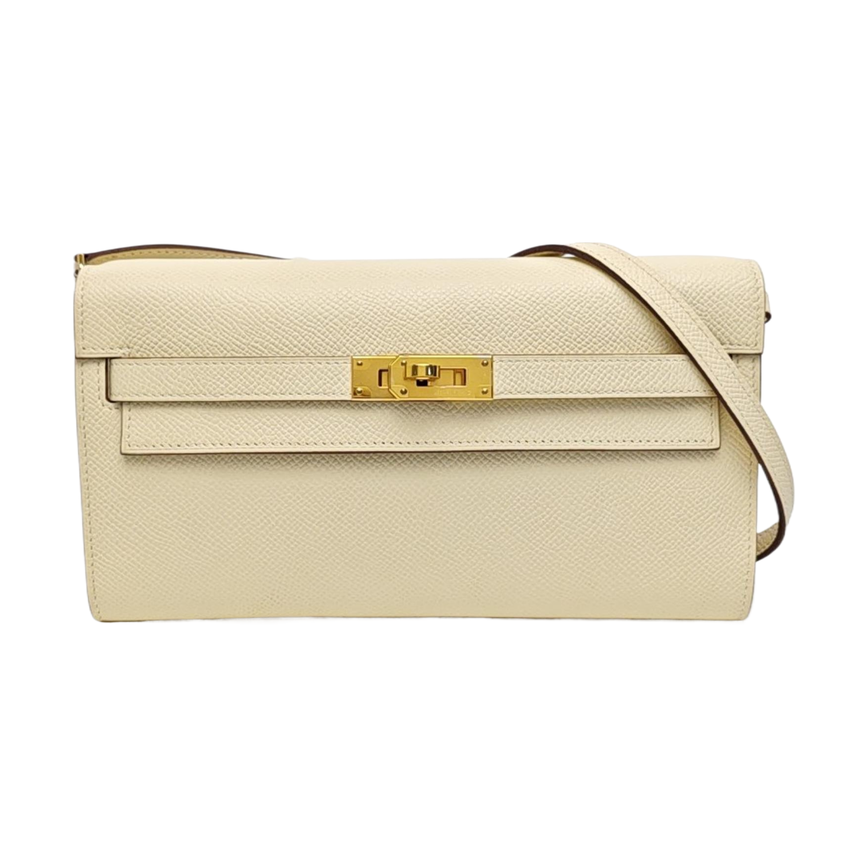 Kelly Togo Small Epsom White