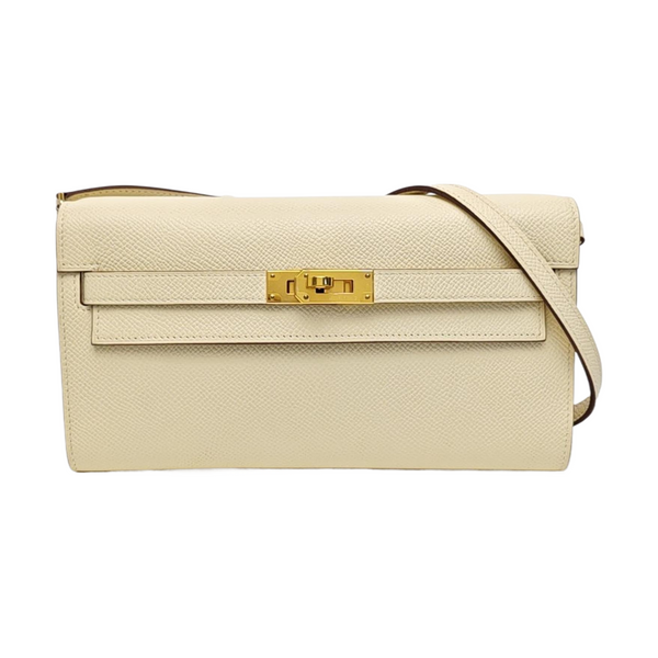 Kelly Togo Small Epsom White