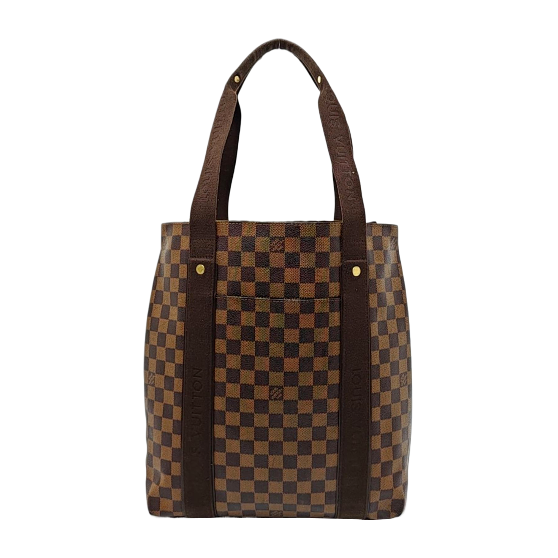 VINTAGE BEAUBOURG Damier Ebene Coated Canvas Brown